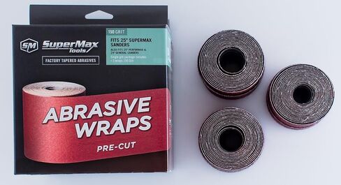 3-Pack Box 80 Grit Pre Cut Abrasive for The 25 in. Drum Sander in Kuwait