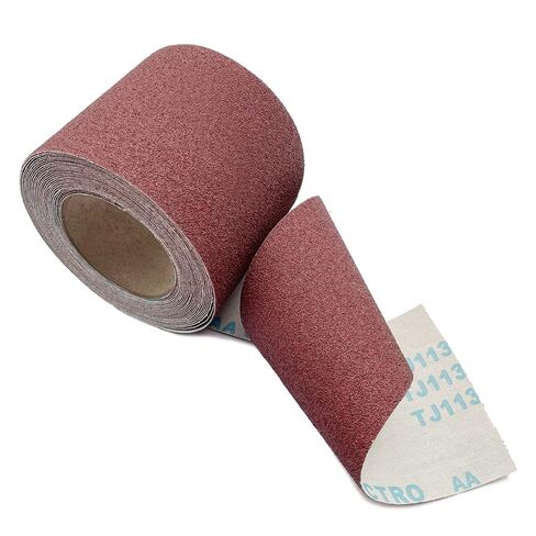 60 Grit Emery Cloth Roll, 4.5 Inch Wide 32.8 Ft Long (Equals 1/4 Sheet Sandpaper 71 Pcs) Abrasive Sandpaper Rolls for Metal Automotive Wood Furniture Sanding Paper Drum Palm Sander (60 Grit) in Kuwait