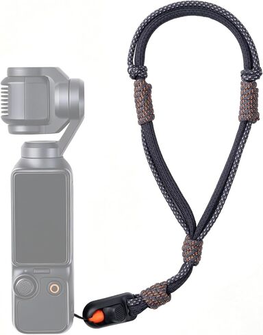 PGYTECH Camera Wrist Strap for DJI Osmo Pocket 3 4/Xtra Muse/Luna Ultra | Quick-Release Buckle, Adjustable Hand Wrist Strap Lanyard for Photography/Travel/Vlogging/Daily Use in Kuwait
