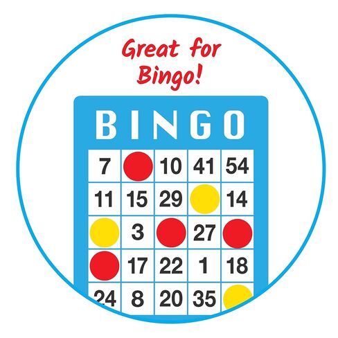 hand2mind Foam Two-Color Counters, Red and Yellow, Manipulatives, Chips, Math Bingo, 200 Count in Kuwait