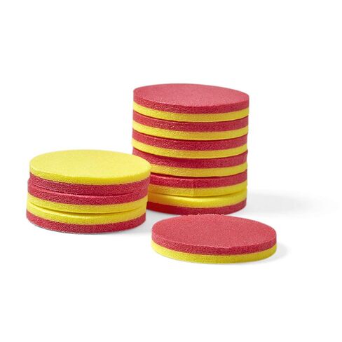 hand2mind Foam Two-Color Counters, Red and Yellow, Manipulatives, Chips, Math Bingo, 200 Count in Kuwait