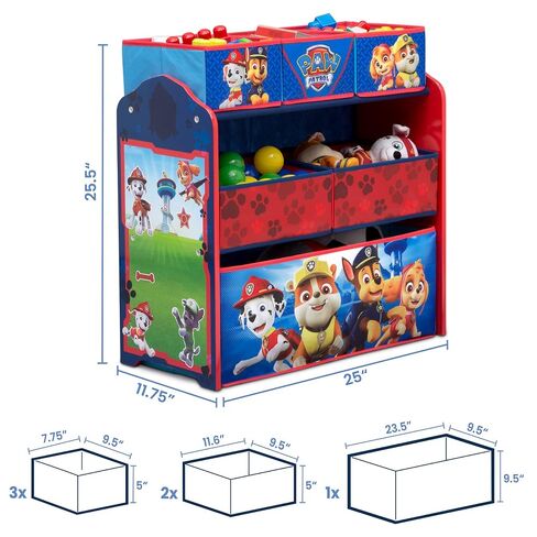 Delta Children Design & Store 6 Bin Toy Storage Organizer, Nick Jr. PAW Patrol in Kuwait