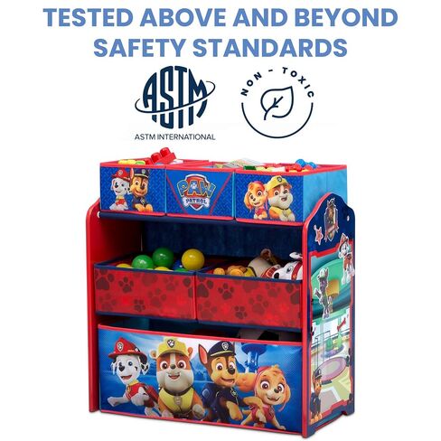 Delta Children Design & Store 6 Bin Toy Storage Organizer, Nick Jr. PAW Patrol in Kuwait