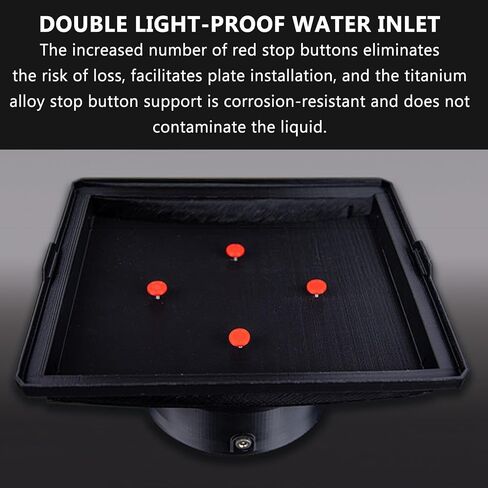 Darkroom Film Developing Tray, Electric Film Developing Photo Tray Set with Rocking Base, Fits 8x10, 5x7, 4x4x5 Photo Sheets, Even Tonin, Durable, for Hobbyists, Photographers in Kuwait