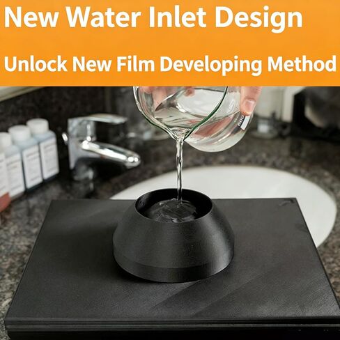 Darkroom Film Developing Tray, Automatic Rocking Film Developing, for 4×5,5×7,8×10 Inch Sheet Films, Camera Accessories Processing Equipment, for Photography Enthusiasts in Kuwait