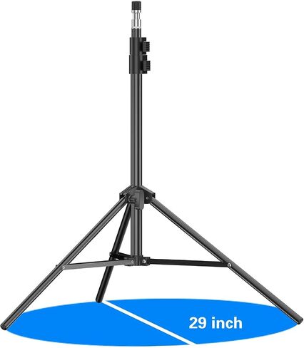 EMART 7 Ft Light Stand for Photography, Speedlight, Flash, Softbox, Strobe | Portable Photo Video Lighting Tripod with Carry Case for Camera, Selfie, Photographic Portrait -1 Pack in Kuwait