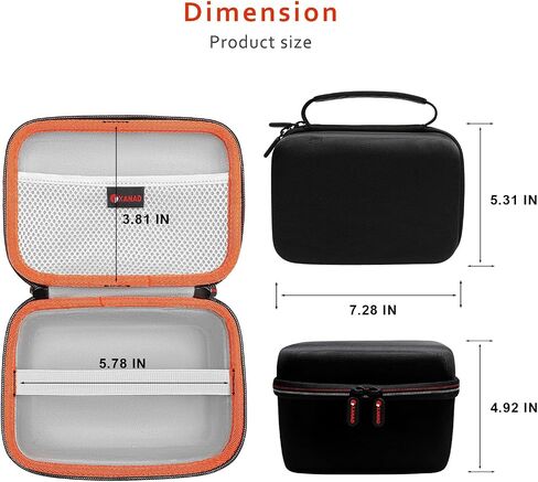 XANAD Baby Monitor Case for Infant Optics DXR-8 PRO/HelloBaby/VTech/VAVA/ANMEATE/eufy Security Baby Monitor - Hard Protective Carrying Storage Bag in Kuwait