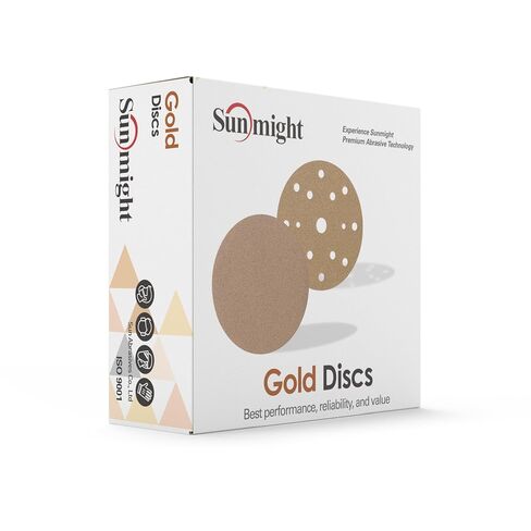 Sunmight Gold Grip No Hole 6 Inch Sanding Discs - 600 Grit, Premium Aluminum Oxide - Strong Latex Backing for Automotive, Marine, Wood & Metal Applications - Excellent Cutting and Long Life (50 Pcs) in Kuwait