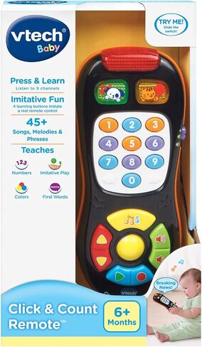VTech Click and Count Remote, Black in Kuwait