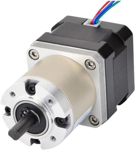 Stepper Motor Nema 17 Geared Stepper Motor w/Gear Ratio 27:1 Planetary Gearbox 0.4A L=3.3cm in Kuwait