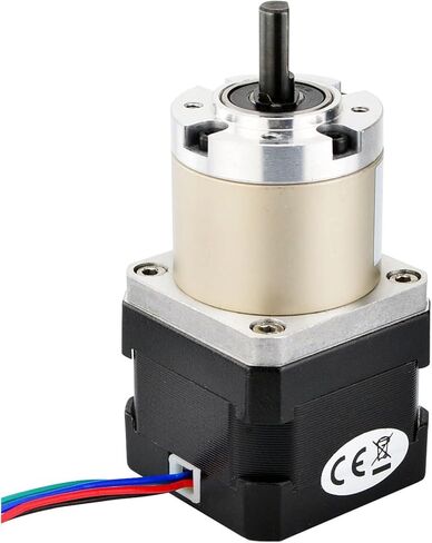 Stepper Motor Nema 17 Geared Stepper Motor w/Gear Ratio 27:1 Planetary Gearbox 0.4A L=3.3cm in Kuwait