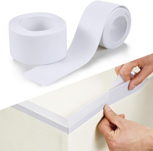 2 Rolls Window Sill Protector Strip,Corner Protector Baby,21ft x 1.5" Self Adhesive Edge Protector Strip for Glass Table/Desk/Window Sill/Cabinet Door,Sharp Edge Wrap Cover Tape in Kuwait