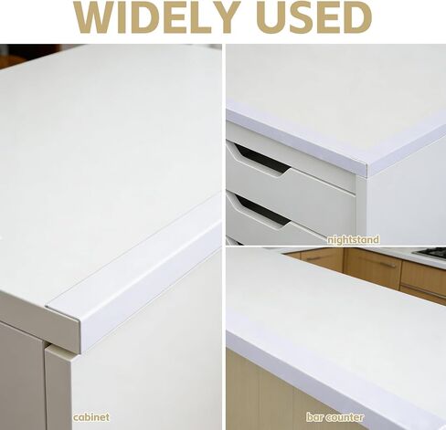 2 Rolls Window Sill Protector Strip,Corner Protector Baby,21ft x 1.5" Self Adhesive Edge Protector Strip for Glass Table/Desk/Window Sill/Cabinet Door,Sharp Edge Wrap Cover Tape in Kuwait