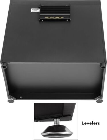 Ruggard EDC-FP80L Electronic Dry Cabinet with Fingerprint Lock (Black, 80L) in Kuwait