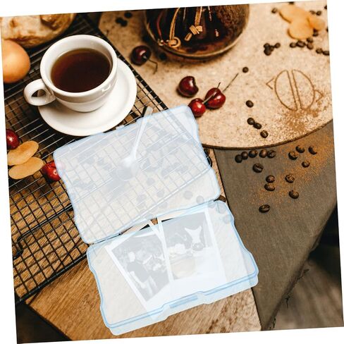 Housoutil Photo Storage Box 4x6 Inches Plastic Organizer Large Capacity Photo Boxes Storage in Kuwait
