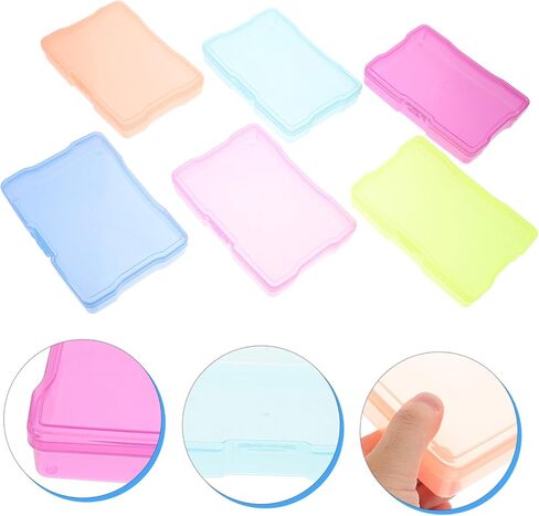 Housoutil Photo Storage Box 4x6 Inches Plastic Organizer Large Capacity Photo Boxes Storage in Kuwait