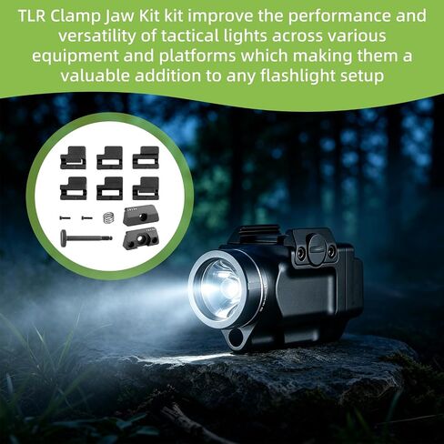 TLR 69322 Clamp Jaw Kit for Streamlight Flashlight TLR7 Sub 1913 Short Rail | Flashlight Clamp Assembly for TLR-7, TLR-8 Sub, Fits Models 69402, 69407, 69418, 69505 in Kuwait