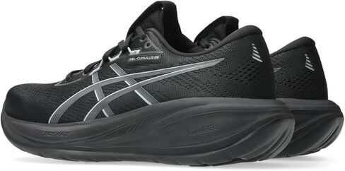 ASICS Women's Gel-Cumulus 28 Running Shoes, 8, Black/Carrier Grey in Kuwait