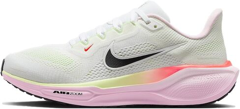 Nike Pegasus 41 Women's Road Running Shoes (White/Pink Foam/Bright Crimson/Black, IB4377-100) in Kuwait