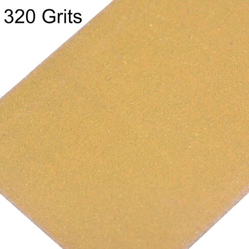 HARFINGTON 50pcs Micro Sander Paper 320 Grit 3.5x1.2 Inch Mini Sanding Sheets Strips Hook Loop Sandpapers for Wood Metal Small Projects Tight Spaces Polish Work in Kuwait