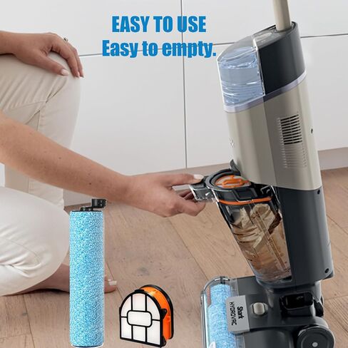 WD161 Roller and Filter for fit Shark HydroVac MessMaster Wet Dry WD161 WD261 AW261 and Shark WD101 WD201 WD100 WD200 AW201 WD200C WD201C WD101C Vacuum Cleaner,3 Brush Rollers,4 Foam Filters,3 Filter in Kuwait