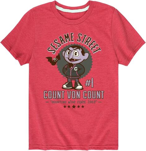 Sesame Street - Count Von Count - Toddler and Boys Short Sleeve Tee in Kuwait