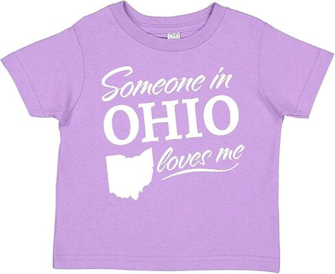 inktastic Someone in Ohio Loves Me Toddler T-Shirt in Kuwait