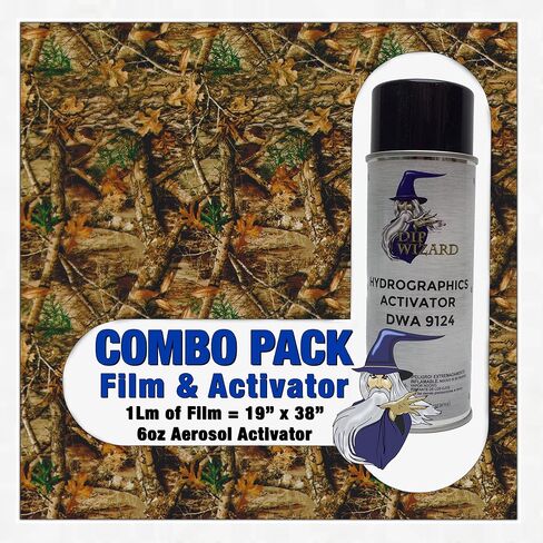 Hydrographic Film Dense Camouflage Camo Activator Combo 6oz dip Wizard Hydro dip Dipping in Kuwait