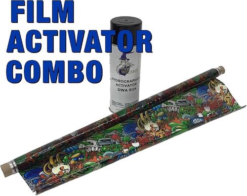 Hydrographic Film Dense Camouflage Camo Activator Combo 6oz dip Wizard Hydro dip Dipping in Kuwait