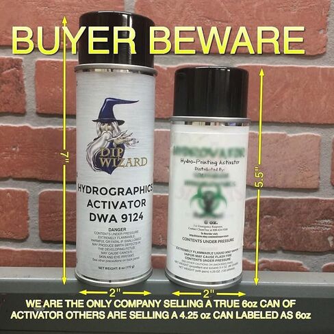 Hydrographic Film Dense Camouflage Camo Activator Combo 6oz dip Wizard Hydro dip Dipping in Kuwait