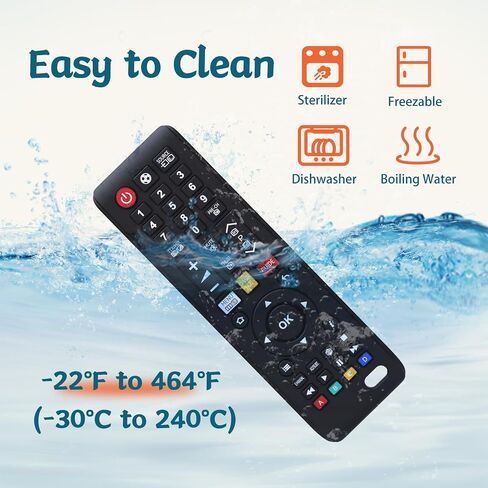 Baby Remote Toys for 0-6, 6-12 Months, Food Grade Silicone Teething Toys,Chew Toys for Babies 3-24 Months, Upgraded TV Remote Control Shape Teether Toys for Baby and Infants in Kuwait