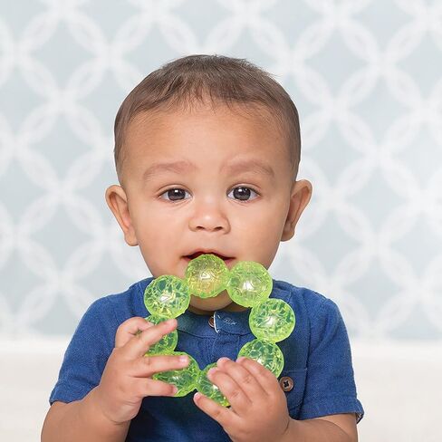 Infantino Water Teethers, Cooling & Massaging Relief, Lime/Pink, 3-Pack in Kuwait
