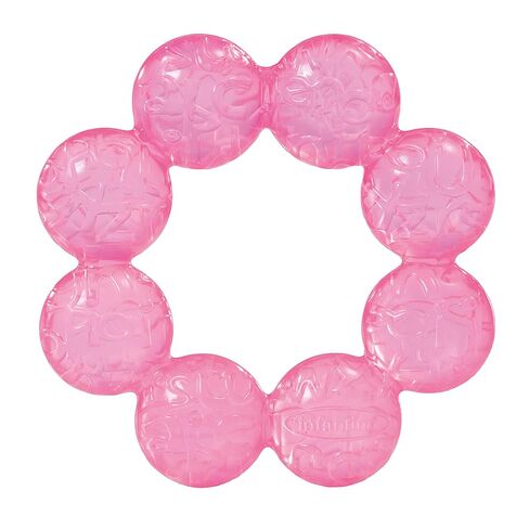 Infantino Water Teethers, Cooling & Massaging Relief, Lime/Pink, 3-Pack in Kuwait