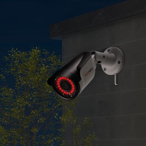 TIGERSECU 2MP Metal Long Range Security Camera for TVI/CVI/AHD/CVBS DVRs | Hybrid 4-in-1 with OSD Switch, Weatherproof for Indoor and Outdoor Use, Power Supply and Coaxial Cable Sold Separately in Kuwait