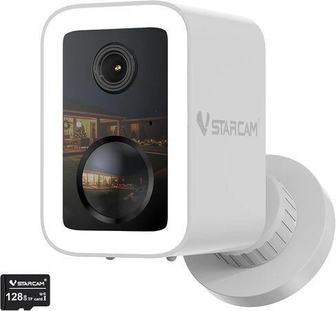 VSTARCAM 2K Security Cameras Wireless Outdoor, No-Drill Magnetic & Adhesive Mount, Free Cloud & 64GB SD Storage, WiFi 6 2.4/5G, Motion Alerts, 6-Month Battery, Color Night Vision, IP66,2-Way Talk in Kuwait