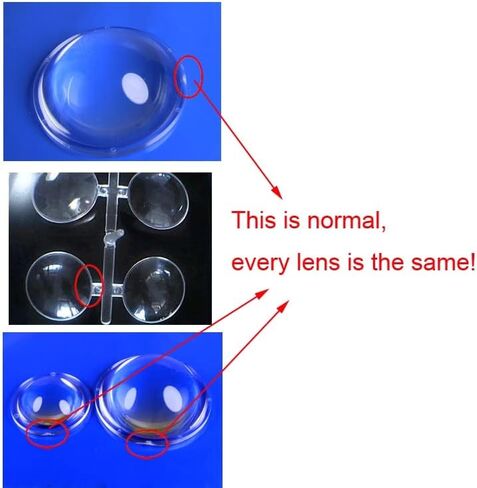PMMA Convex Lens 10-38mm(1pcx10mm biconvex) in Kuwait