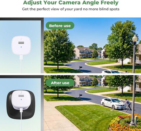 No Reflection Window Camera Mount – 4-Way Adjustable (Up/Down/Left/Right Tilt), Damage-Free Installation, （Not Magnetic, Works on Windows & Glass, Girafit, vebiliki, WYZE Window Camera in Kuwait