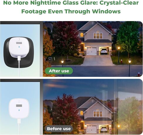 No Reflection Window Camera Mount – 4-Way Adjustable (Up/Down/Left/Right Tilt), Damage-Free Installation, （Not Magnetic, Works on Windows & Glass, Girafit, vebiliki, WYZE Window Camera in Kuwait