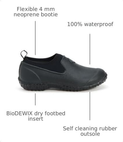 MUCK Women's Muckster II Low, Black, Size 9(M) in Kuwait