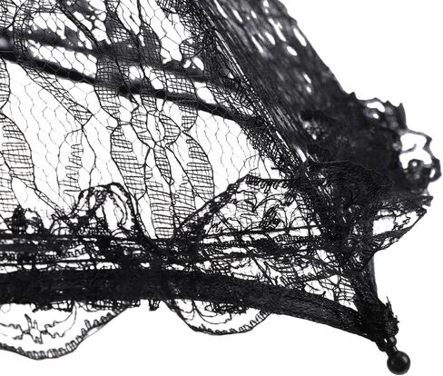 Jiawu Lace Parasol Umbrella Romantic Vintage Design Ideal for Bridal Events and Photography 16.54in in Kuwait