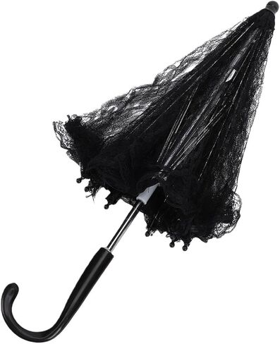 Fabater Romantic Bridal Parasol Lightweight Lace Umbrella for Vintage Events and Photo Shoots 16.54in in Kuwait