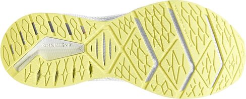 Brooks Women’s Levitate 6 Neutral Running Shoe - White/Oyster/Yellow - 9 Medium in Kuwait