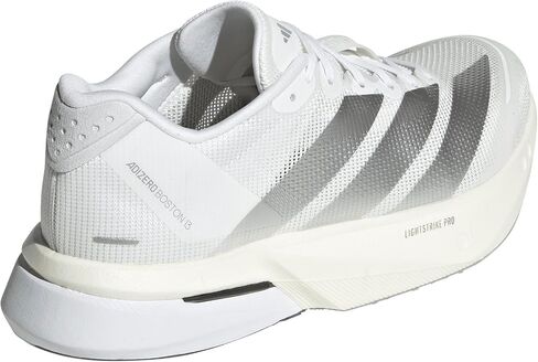 adidas Womens Adizero Boston 13 Lightstrike Pro Sneakers Shoes - White in Kuwait