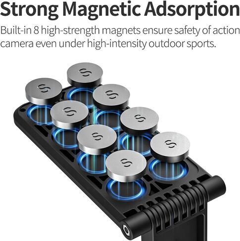 Magnetic Mount Stand Compatible with Insta360 X4/X5, with 1/4″ Screw Action Camera Accessories for Insta 360 x5/x4/x3/DJI Osmo Pocket 3/4/GoPro Hero 13/12 Quick Fixation in Kuwait