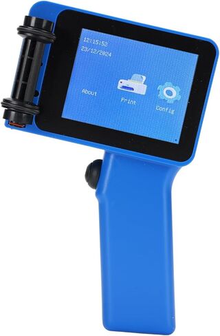 Handheld Inkjet Printer Portable, 4.3in Touch Screen Mini Handheld Printer, 600DPI Cartridge Free QR Code Barcode Printer for Wood Plastic Fabric Leather, 1500mAh Type C Charging in Kuwait