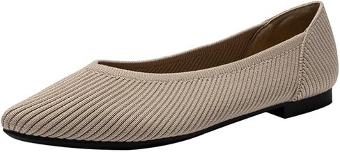 Women's Ballet Flats Pointed Toe Knit Flats Slip On Shoes Dressy Casual Office Wear,Model XTZ-A8ZW in Kuwait