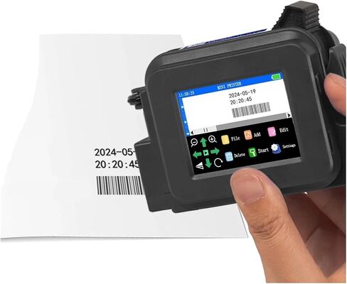 12.7mm Portable Mini Inkjet Printer with Fast Dry Ink for Logo Expire Date QR Barcode(Without Ink,UK) in Kuwait