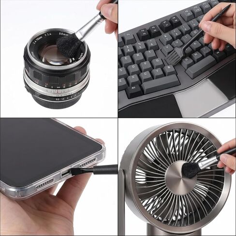 Anti Static Brush Keyboard Cleaning Set, 10Pcs Nylon Mini Brushes for Electronics Dust Removal, Small Cleaning Brushes for Computer Laptop PC in Kuwait