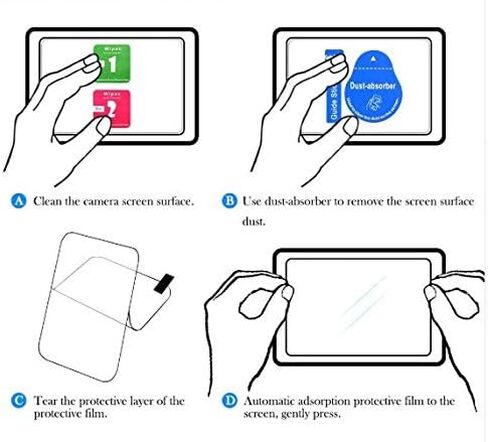 conulog [2-Pack Screen Protector Tempered Glass for Canon G7X Mark III - Ultra Thin Screen Protective Film For Camera Canon G7 X Mark iii G9X Mark II GX7 GX9 (transparent) 1 in Kuwait