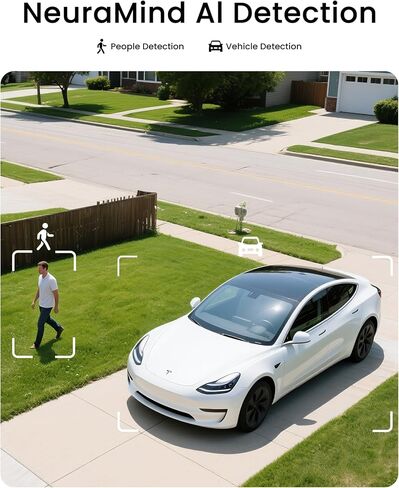 youkey 4K Solar Security Camera Outdoor Wireless, Dual Solar 24/7 Always-On Video, 82 ft AI Human/Vehicle Detection, No Monthly Fee, Color Night, IP67, 2-Way Talk, 2.4GHz Wi-Fi 6 (S420 Pro) in Kuwait